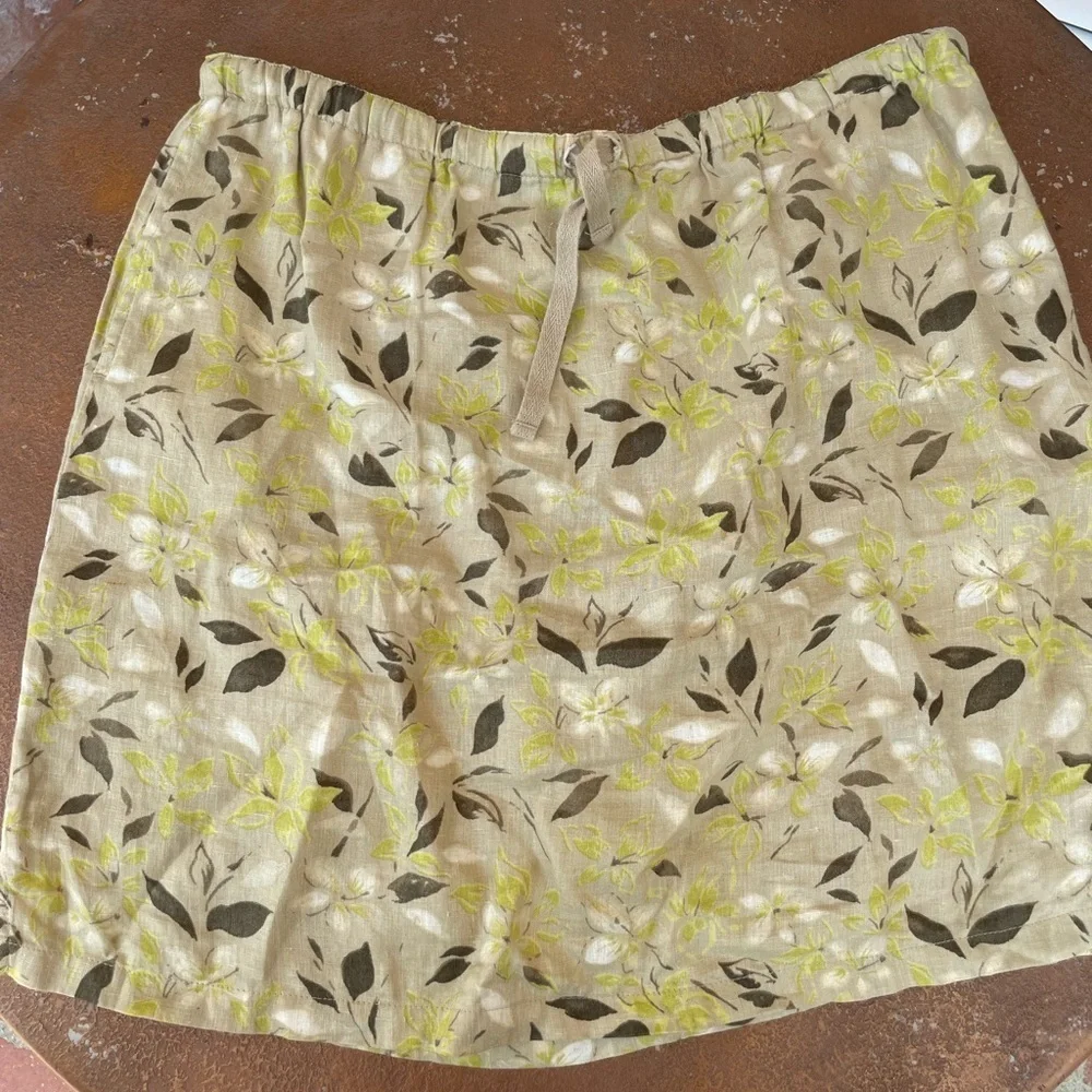 Ann Taylor linen skirt sz 12 🤍
